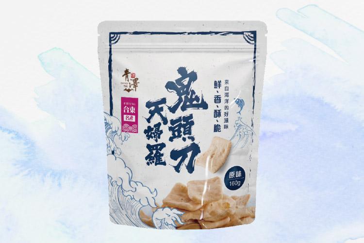 台灣特色小吃零食-鬼頭刀天婦羅椒鹽口味